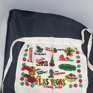Rare Retro 1960's Junior Miss Apron From Las‎ Vegas(mcp27)